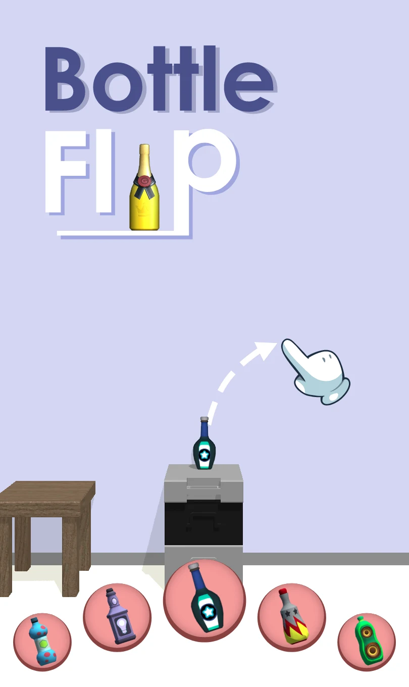 Bottle Flip 3D: Tap and Jump screenshot